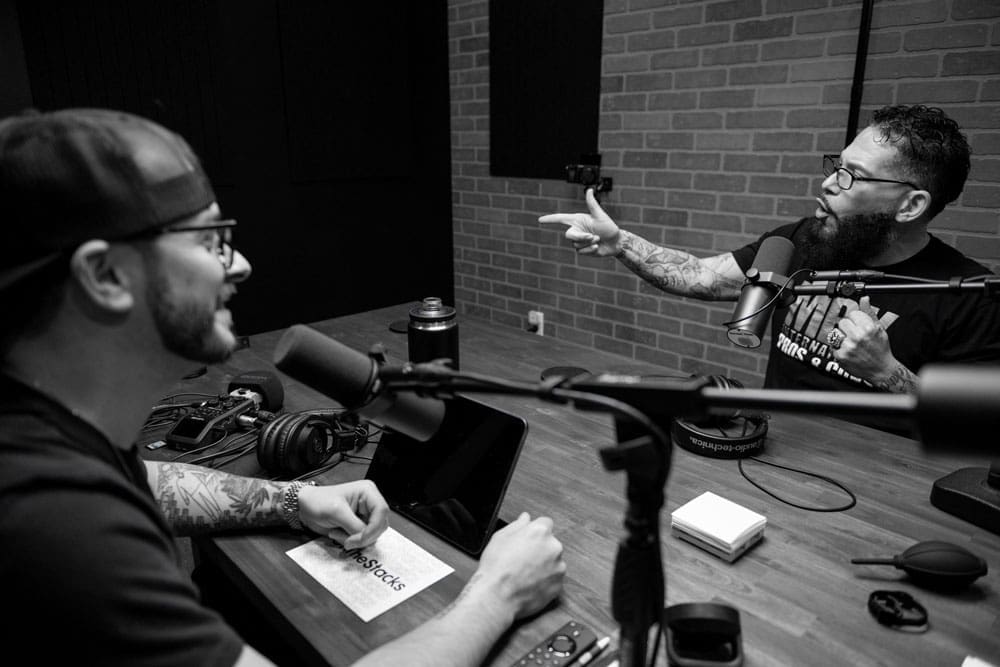Bill and Podcast Guest Dennis Cavaliere